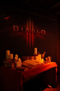 Diablo 3-display på Webhallen.