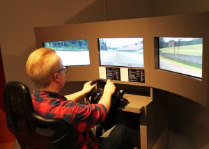 Gran Turismo samt Peter som inte har körkort = Väggrensrally